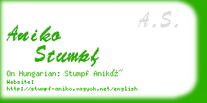 aniko stumpf business card